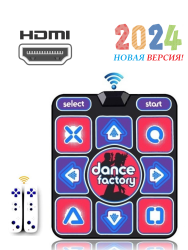 Беспроводной танцевальный коврик Dance Factory HDMI + 250 игр, русское меню - фото