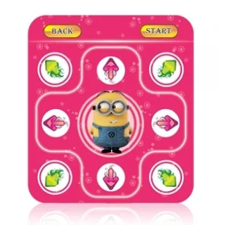 Танцевальный коврик Minions 32 бит ТВ/ПК + карта памяти 2ГБ (русское меню к ТВ)